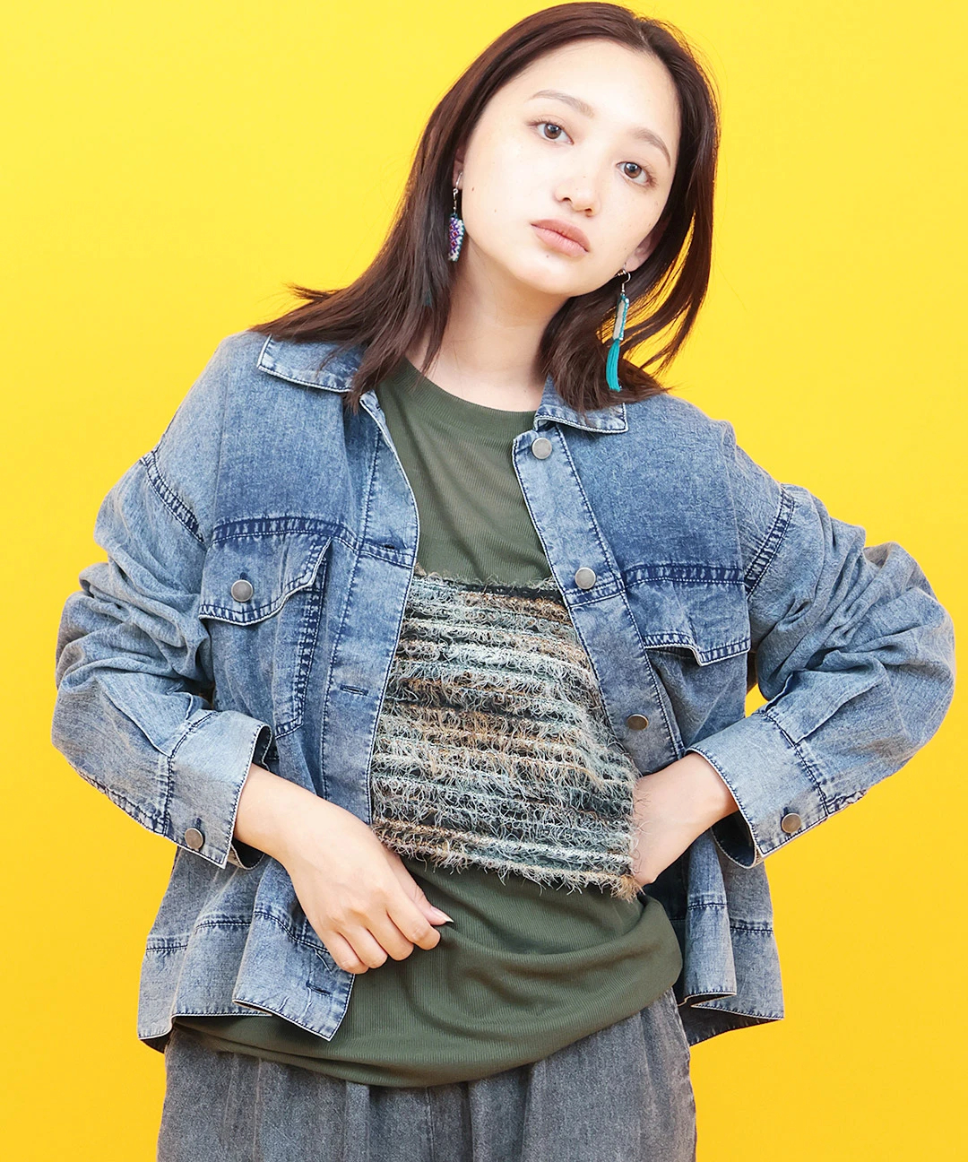 まあ　キャリコcalico デニムカディ　ワンコート　インディゴ　インド Levi's（リーバイス） トレンチコート コート ロングトレンチコート