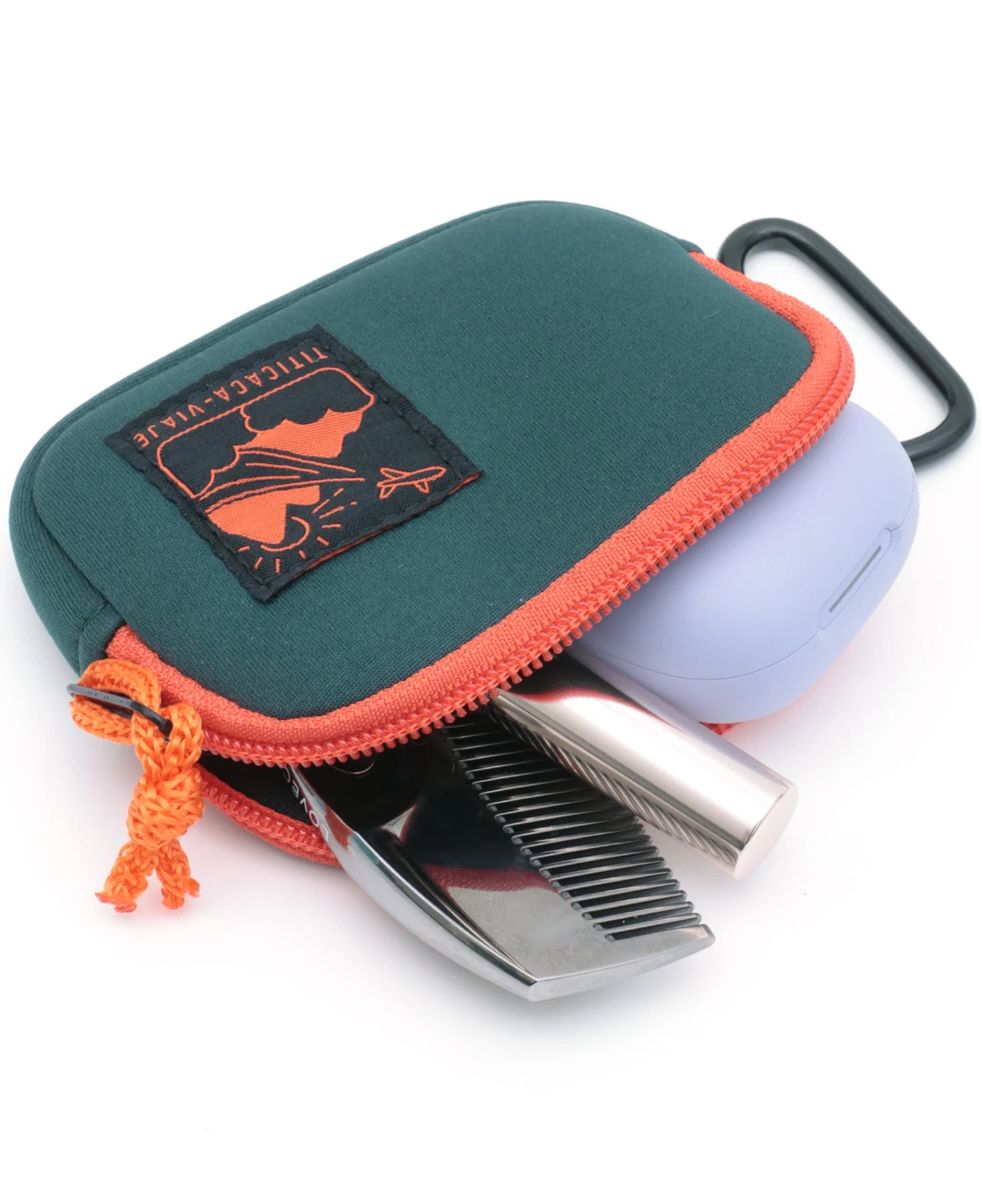 カラビナ付きトラベルミニポーチ / ポーチ | エスニックファッション