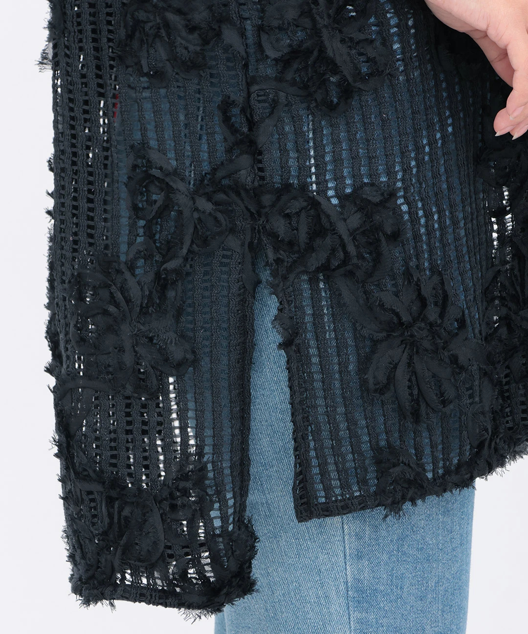 フラワーメッシュレースベスト / ニット・セーター | エスニック