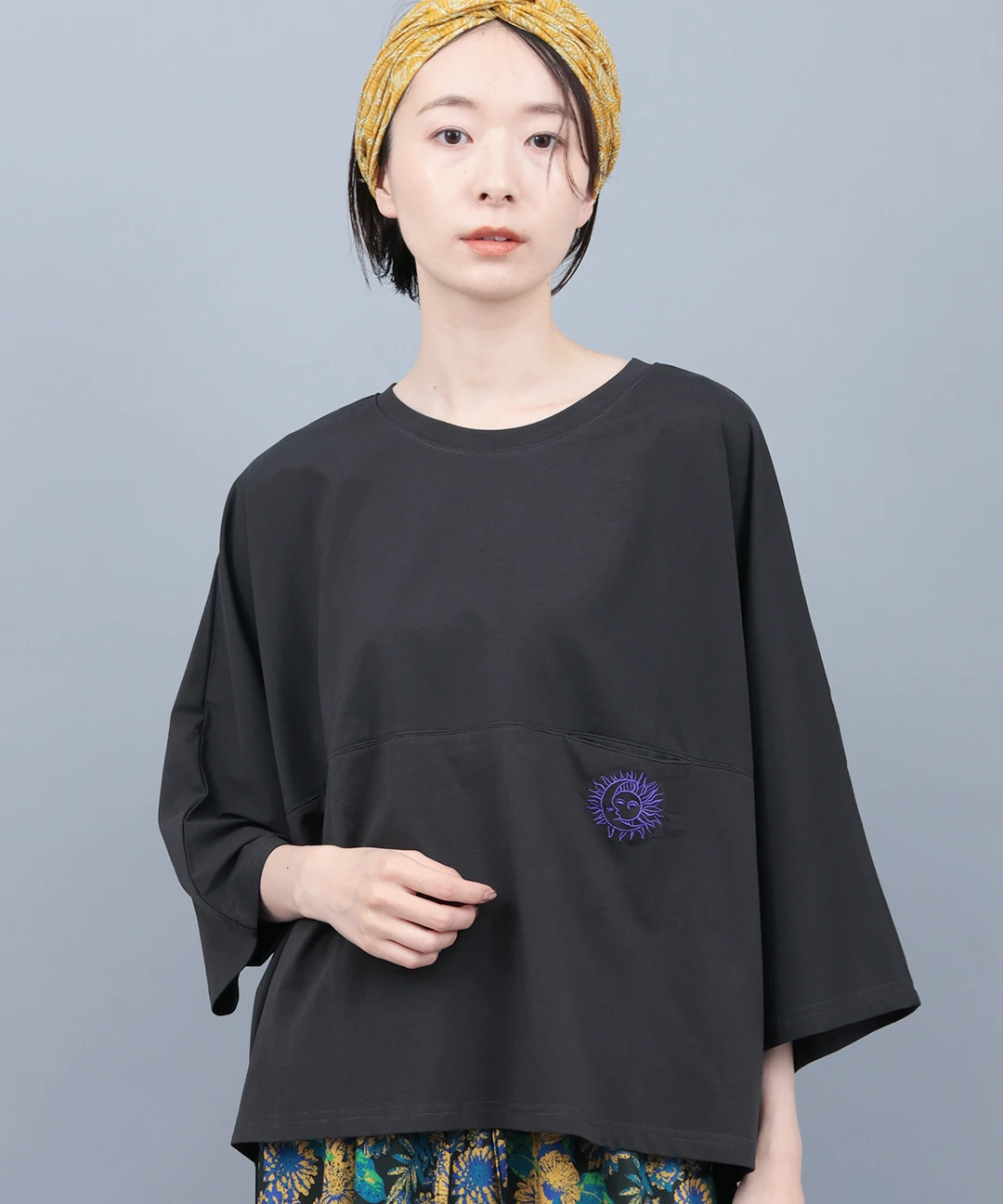 接触冷感八分袖ドルマンTシャツ / Tシャツ・カットソー | エスニック