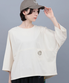 チチカカ |接触冷感八分袖ドルマンTシャツ