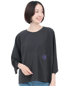 チチカカ |接触冷感八分袖ドルマンTシャツ