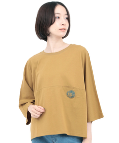 チチカカ |接触冷感八分袖ドルマンTシャツ