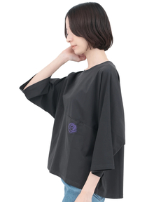 チチカカ |接触冷感八分袖ドルマンTシャツ