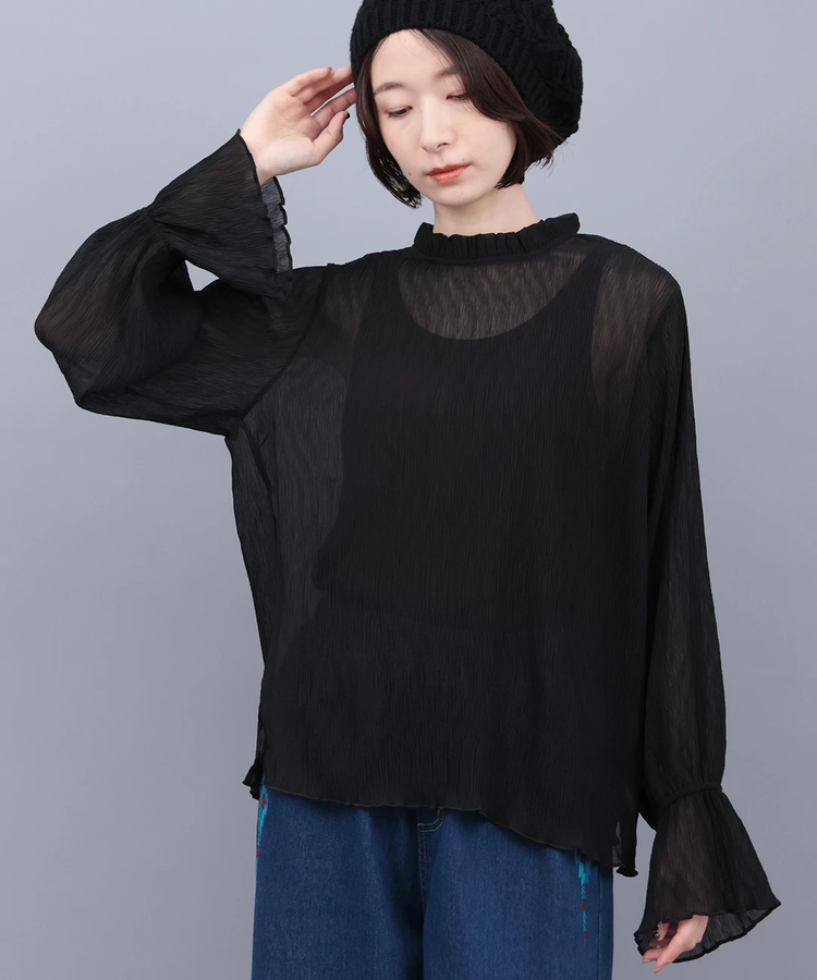 フレアスリーブシアープルオーバー/OWJBB052