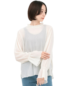 チチカカ |フレアスリーブシアープルオーバー