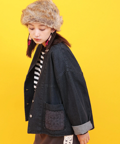 チチカカ |Orale! クロシェコンビデニムジャケット