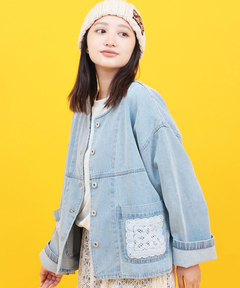 チチカカ |Orale! クロシェコンビデニムジャケット