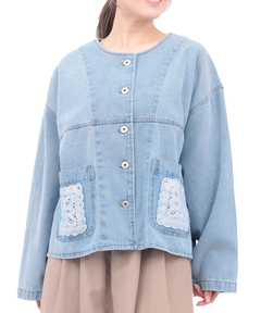 チチカカ |Orale! クロシェコンビデニムジャケット