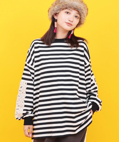 チチカカ |Orale! モチーフパッチロングTシャツ