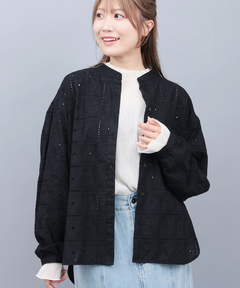 チチカカ |レース切替ブラウス