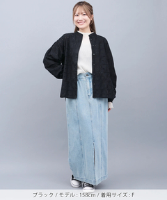 チチカカ |レース切替ブラウス