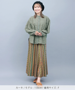 チチカカ |レース切替ブラウス