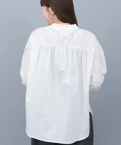 チチカカ |レース切替ブラウス