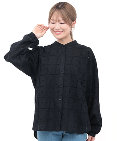 チチカカ |レース切替ブラウス