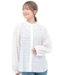 チチカカ |レース切替ブラウス