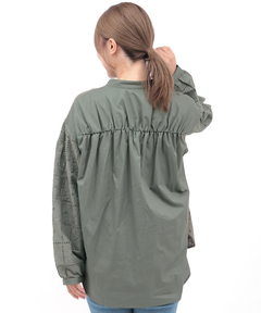 チチカカ |レース切替ブラウス