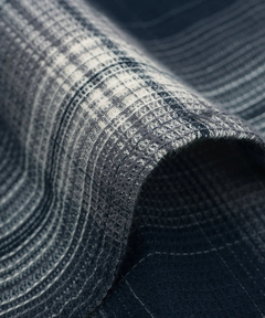 チチカカ |刺繍ワッフルチェックシャツ