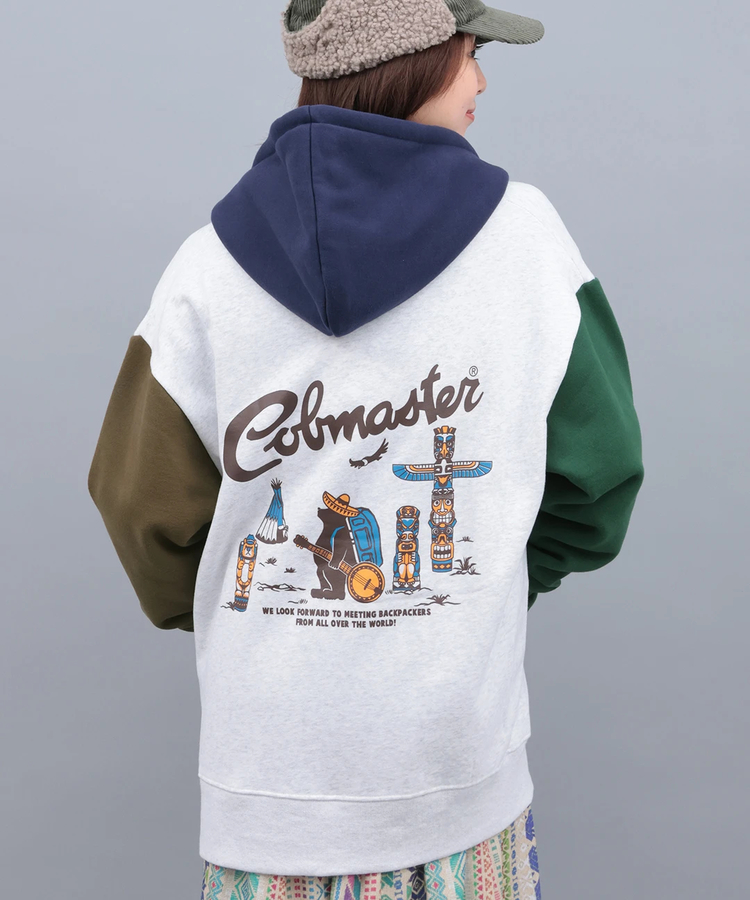 チチカカ |COBMASTER トーテムポールベアジップパーカー