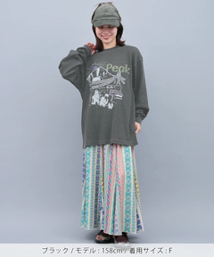 チチカカ |COBMASTER コブベアファミリーエベレストワッフルロングTシャツ