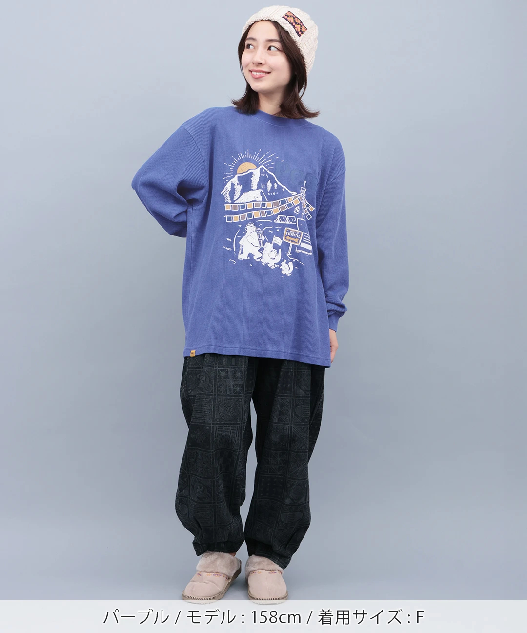 COBMASTER コブベアファミリーエベレストワッフルロングTシャツ / T COBMASTER コブベアファミリーエベレストワッフルロングTシャツ / T