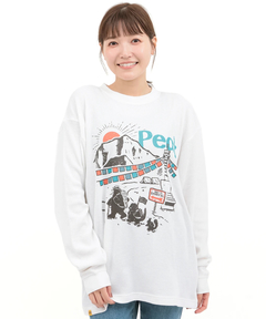 チチカカ |COBMASTER コブベアファミリーエベレストワッフルロングTシャツ