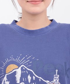 チチカカ |COBMASTER コブベアファミリーエベレストワッフルロングTシャツ