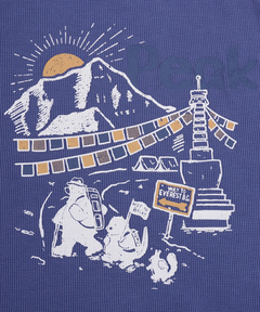 チチカカ |COBMASTER コブベアファミリーエベレストワッフルロングTシャツ