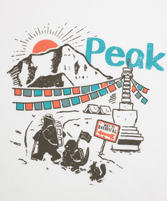 チチカカ |COBMASTER コブベアファミリーエベレストワッフルロングTシャツ