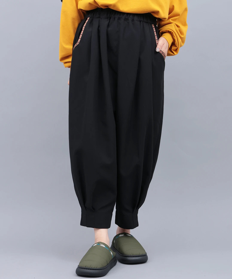 チチカカ |ピーチスキンエッグタックパンツ