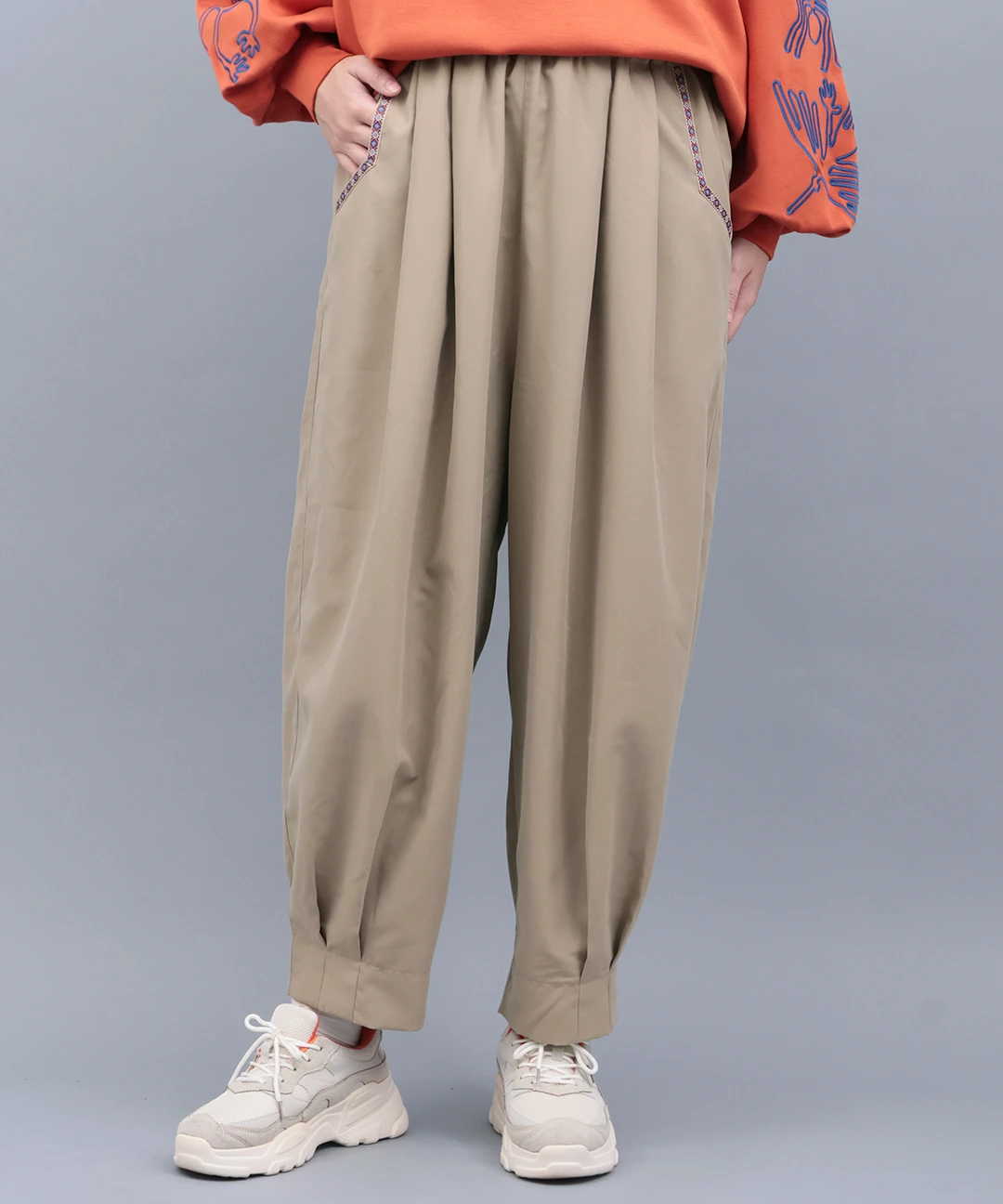 BONEVILLE ピーチスキン ツータックパンツ THE BOLDMAN スラックス 2tuck Peachskin Slacks / ツータック