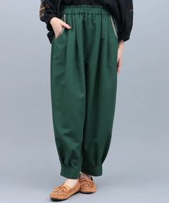 チチカカ |ピーチスキンエッグタックパンツ