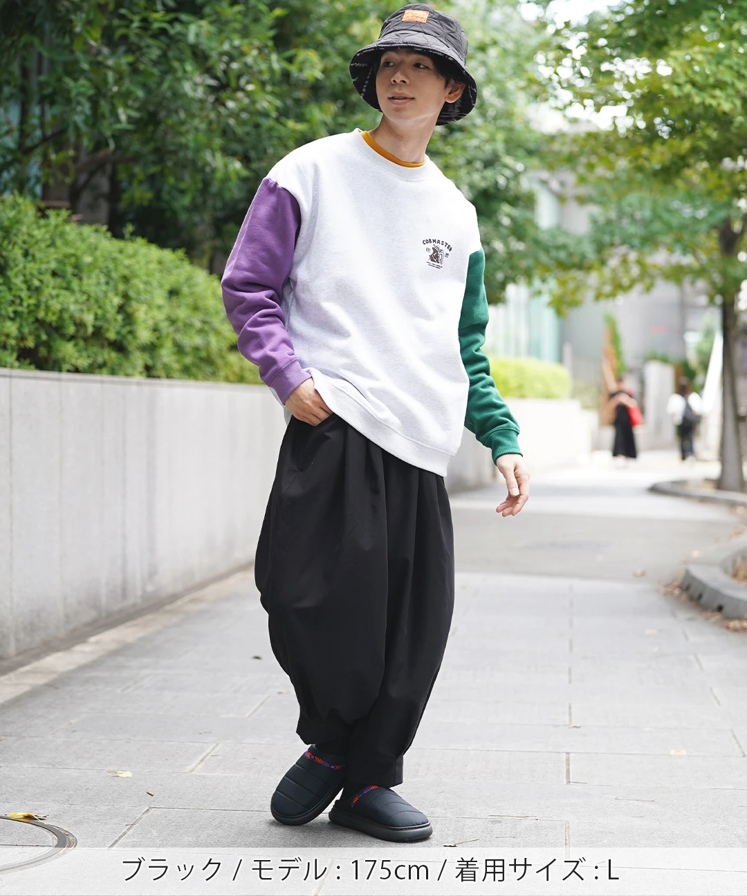 ピーチスキンエッグタックパンツ / パンツ | エスニックファッション