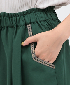 チチカカ |ピーチスキンエッグタックパンツ