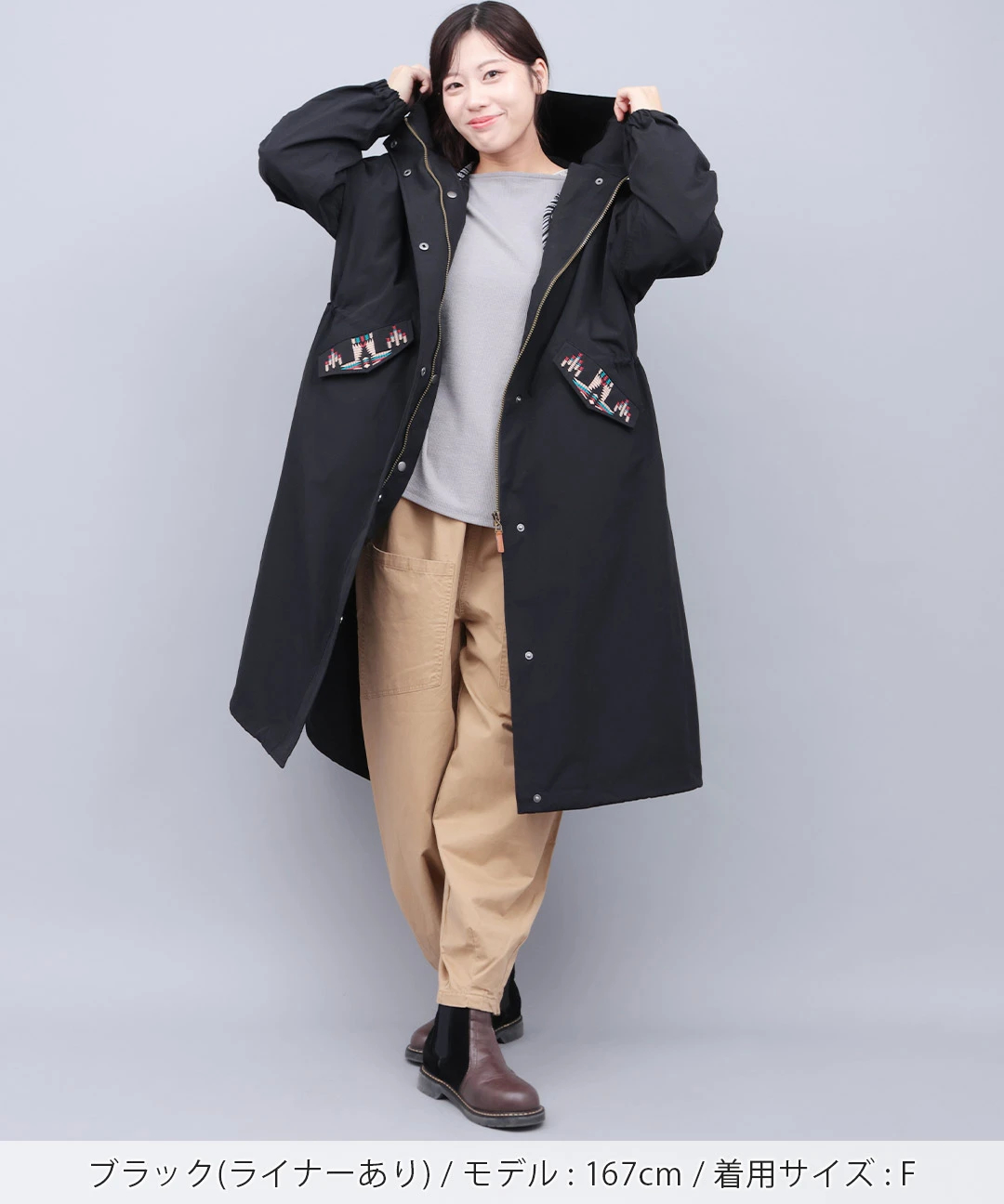 【お値下げ済み】TITICACA チチカカ 3WAYモッズコート ロング丈 黒 楽天市場】3wayモッズコート／チチカカ（titicaca） : 丸井