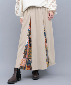 チチカカ |コーデュロイマチ切替スカート