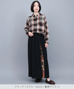 チチカカ |コーデュロイマチ切替スカート