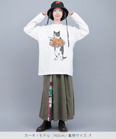 チチカカ |コーデュロイマチ切替スカート