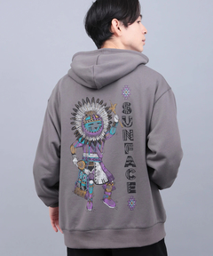 チチカカ |サンフェイスプリントスウェットプルパーカー