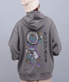 チチカカ |サンフェイスプリントスウェットプルパーカー