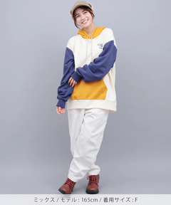 チチカカ |サンフェイスプリントスウェットプルパーカー