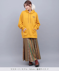 チチカカ |サンフェイスプリントスウェットプルパーカー