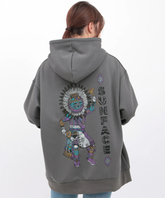 チチカカ |サンフェイスプリントスウェットプルパーカー