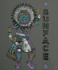 チチカカ |サンフェイスプリントスウェットプルパーカー