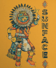 チチカカ |サンフェイスプリントスウェットプルパーカー