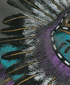 チチカカ |サンフェイスプリントスウェットプルパーカー