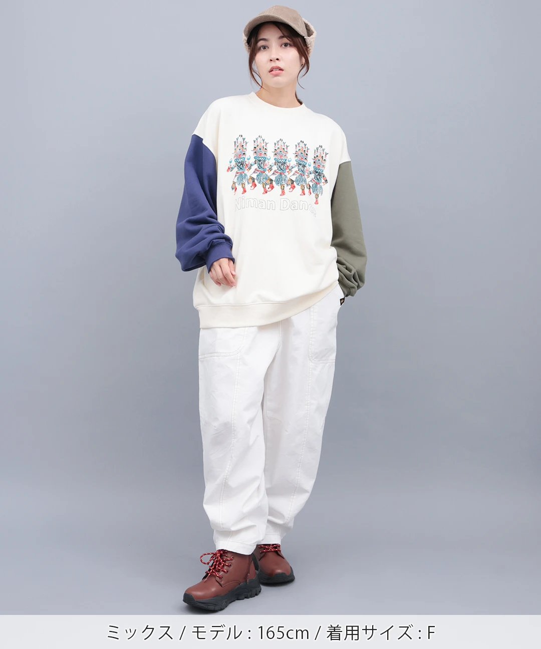 チーカ様 ヘミスプリントスウェットプルオーバー / スウェット・パーカー