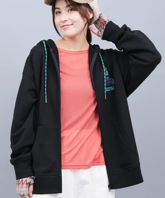 チチカカ |チビカチナバスプリントジップパーカー