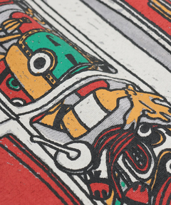 チチカカ |チビカチナバスプリントジップパーカー