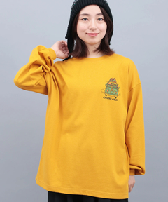 チチカカ |チビカチナコミックプリントロングTシャツ